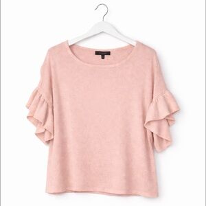 NWT Saks Fifth Avenue pale pink cashmere sweater